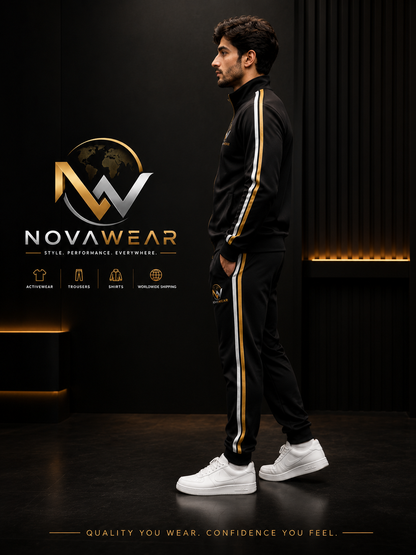 🖤 NovaWear™ Elite Black Medical Scrub Set
