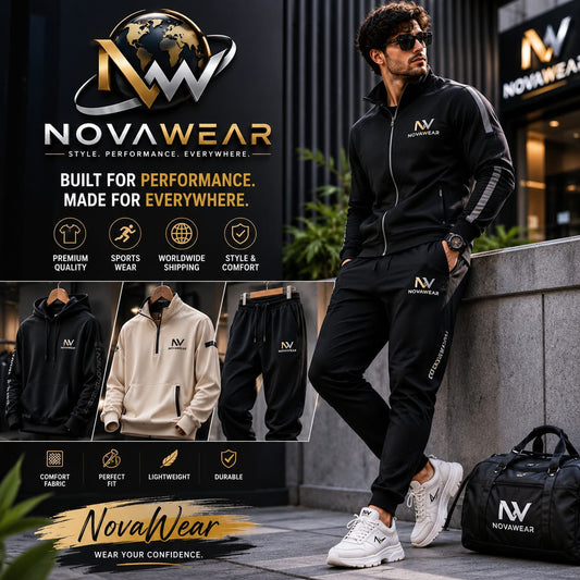 🖤 NovaWear™ Elite Black Medical Scrub Set